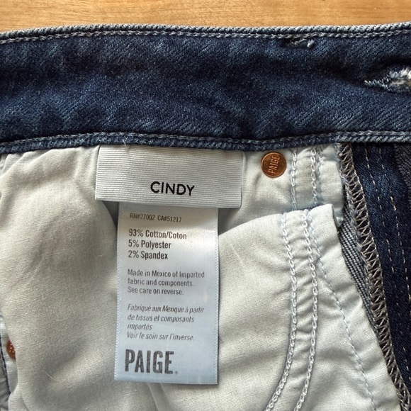 PAIGE Mid-Rise Cindy Straight Leg Ankle Jeans, 25 - Picture 11 of 11